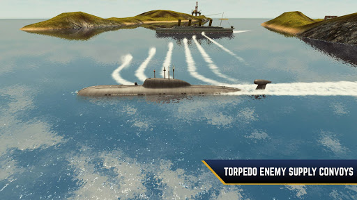 اسکرین شات 6 بازی Enemy Waters : Submarine and Warship battles