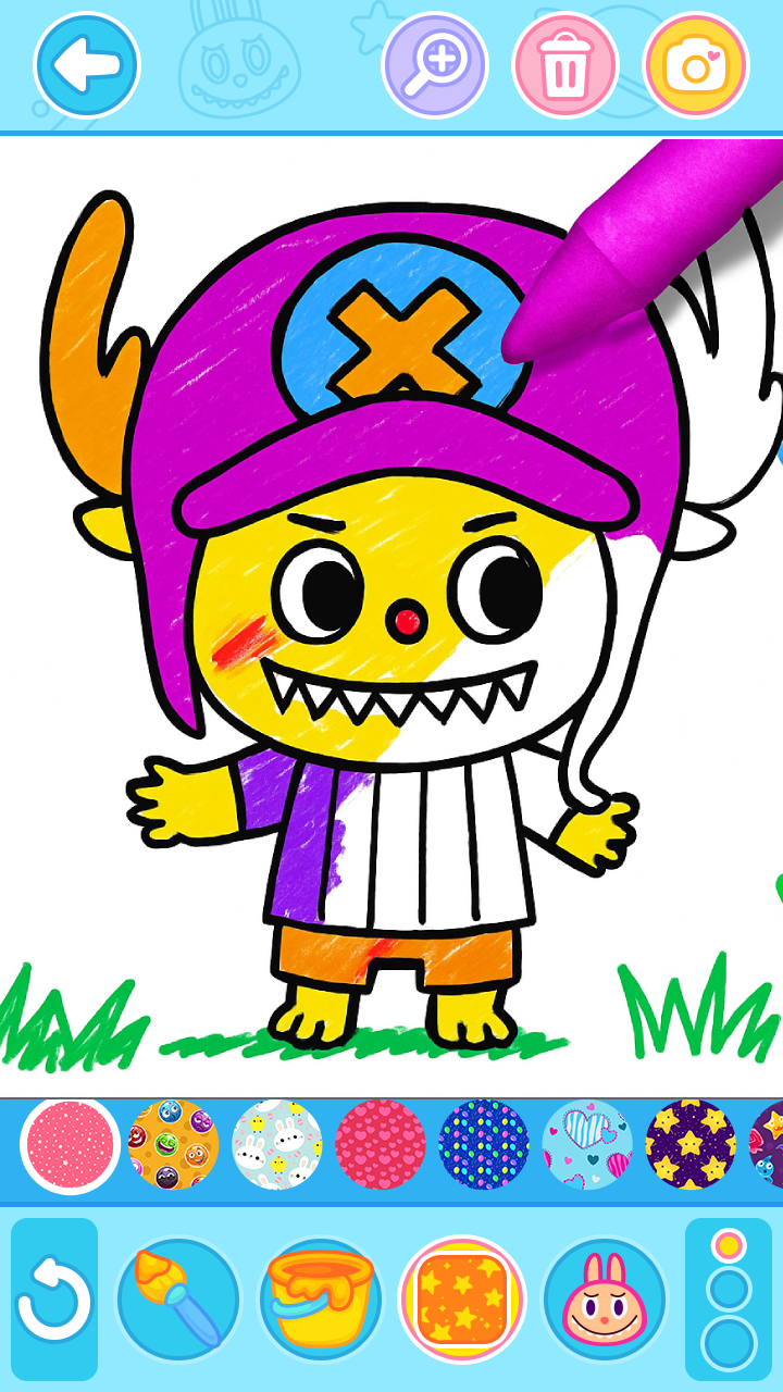 اسکرین شات 8 بازی Labubu Coloring Games for Kids