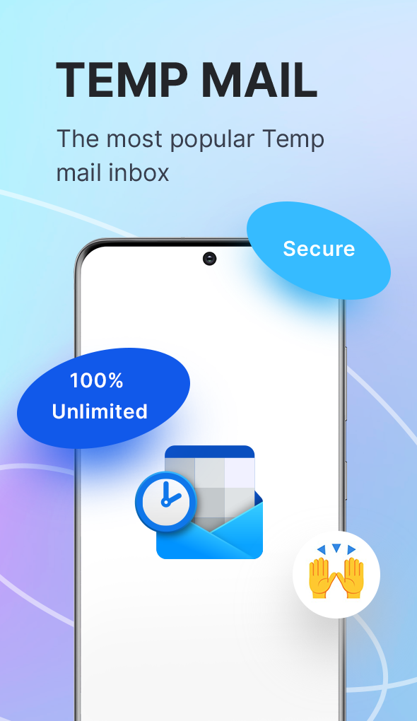 اسکرین شات 1 برنامه Temp Mail