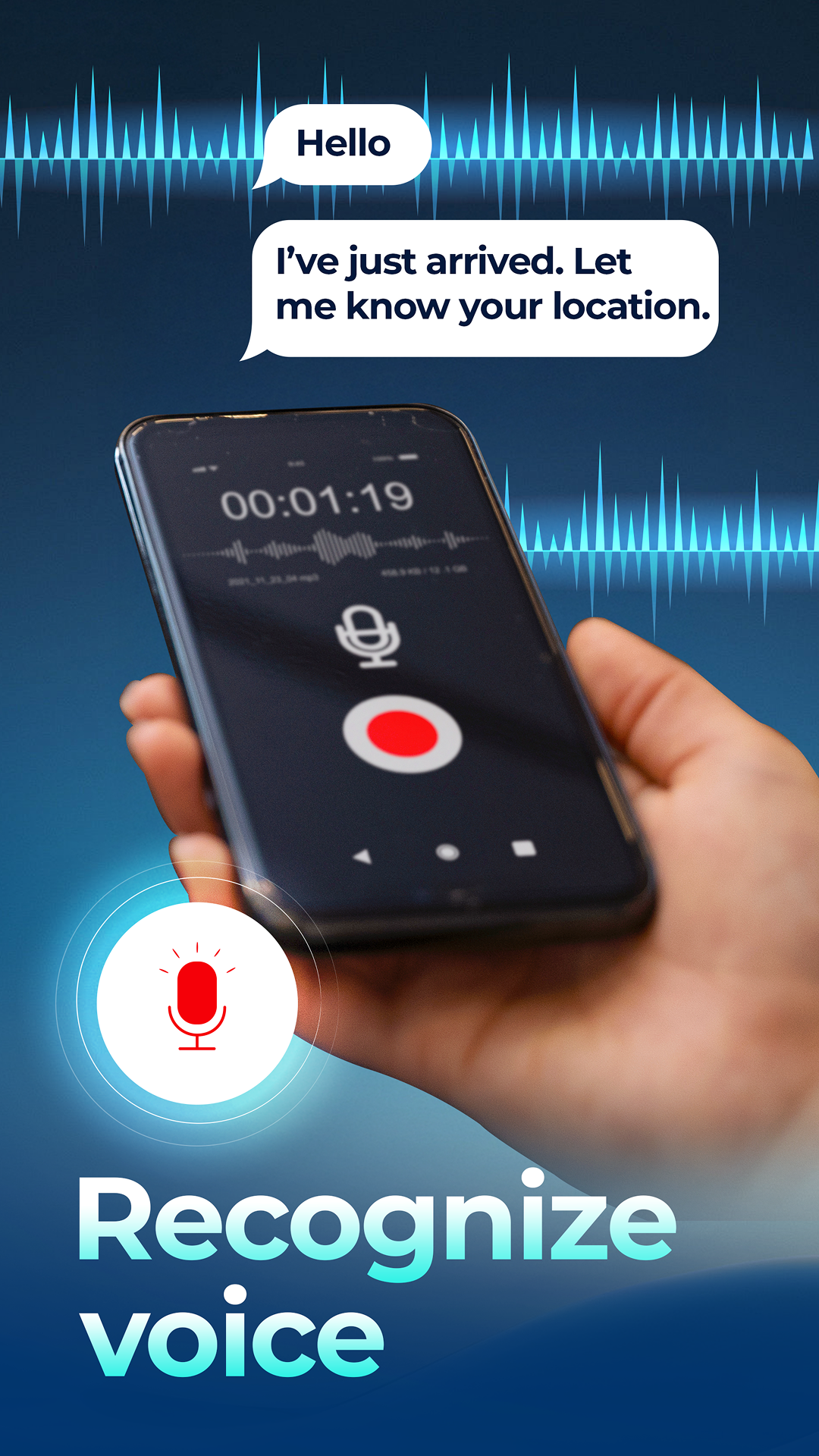 اسکرین شات 4 برنامه Speech To Text Converter