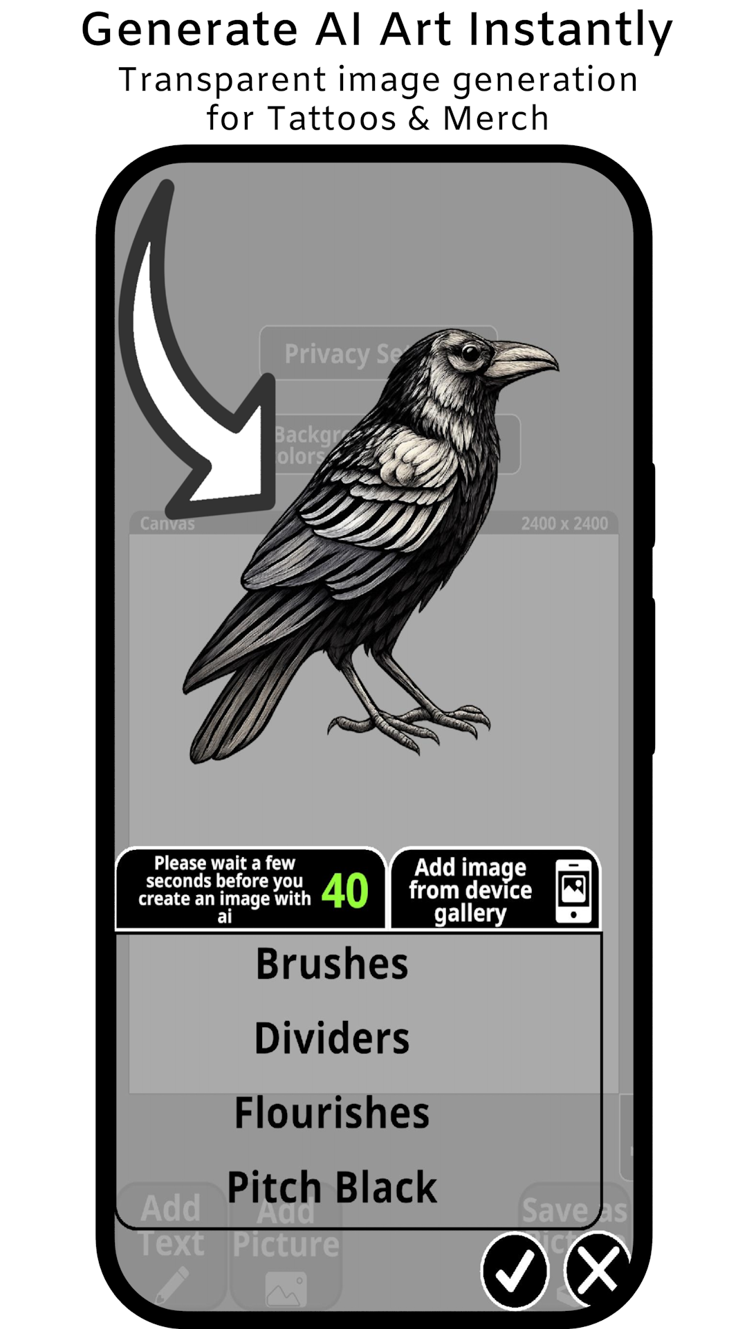 اسکرین شات 3 برنامه Canvas: Font lettering design