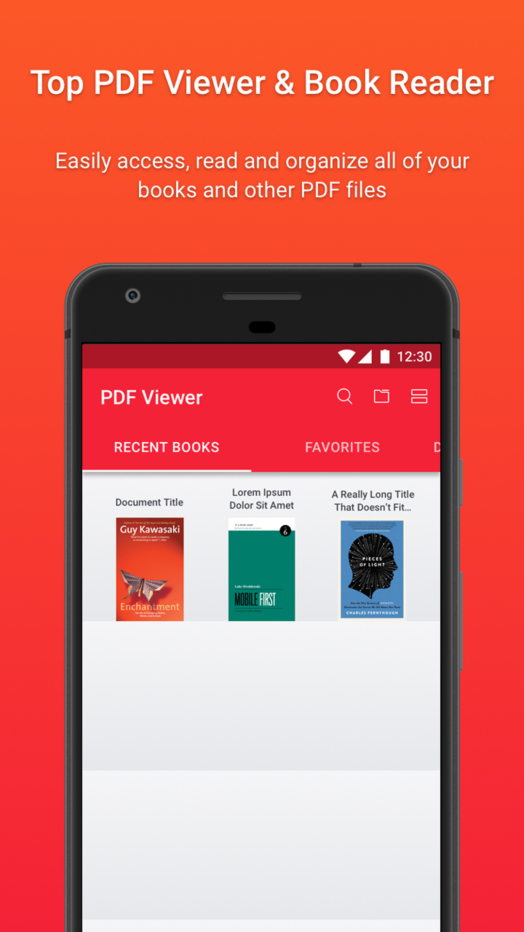 اسکرین شات 1 برنامه PDF Viewer & Book Reader