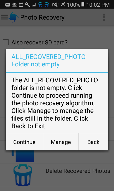 اسکرین شات 7 برنامه Restore Data Recover Files