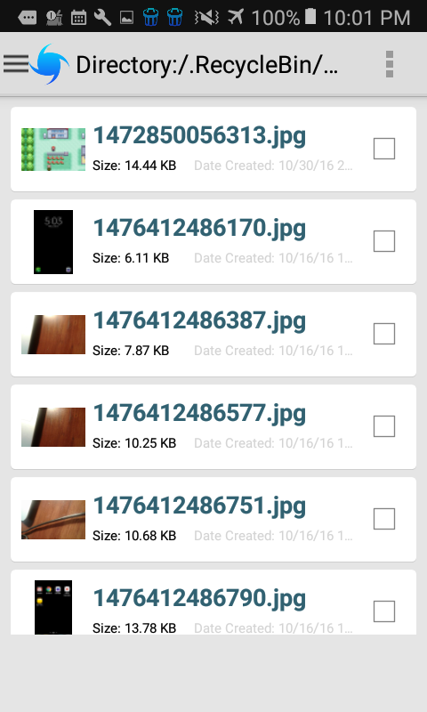 اسکرین شات 6 برنامه Restore Data Recover Files