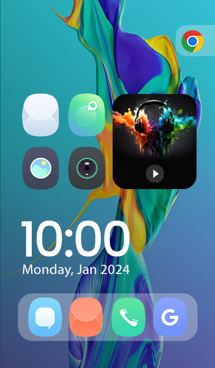اسکرین شات 3 برنامه Theme for Huawei P30pro