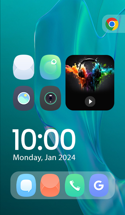 اسکرین شات 5 برنامه Theme for Huawei P30pro