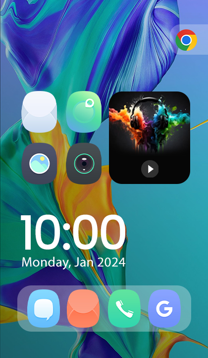 اسکرین شات 2 برنامه Theme for Huawei P30pro