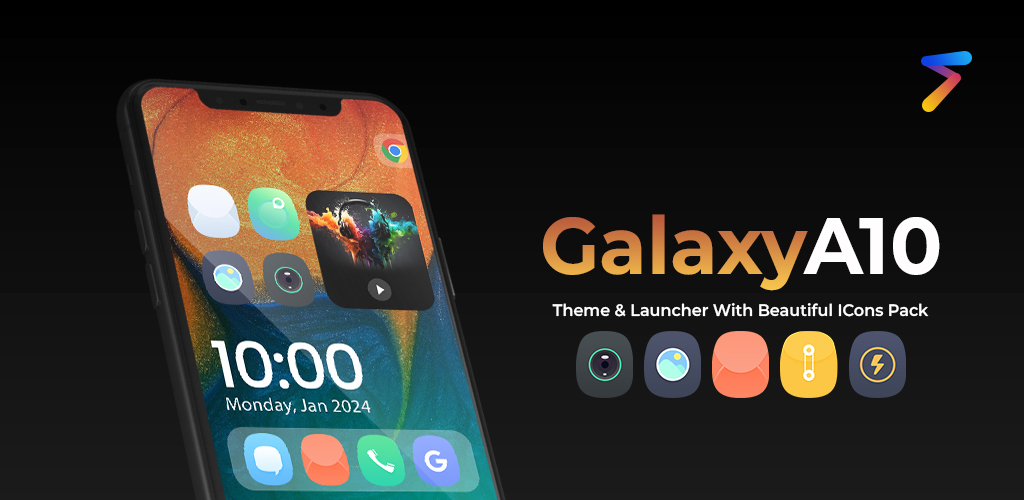 اسکرین شات 1 برنامه Theme for GalaxyA10