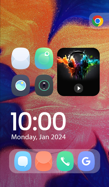 اسکرین شات برنامه Theme for Galaxy-A50 3