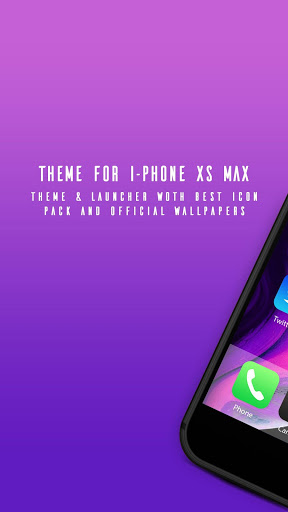 اسکرین شات 1 برنامه Theme for IPHONE XS MAX