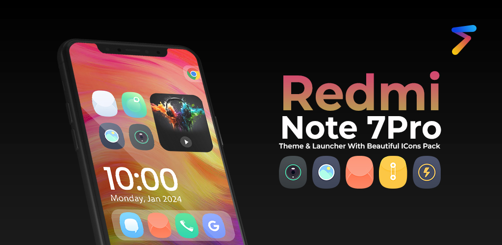 اسکرین شات 1 برنامه Theme for Redmi Note 7Pro