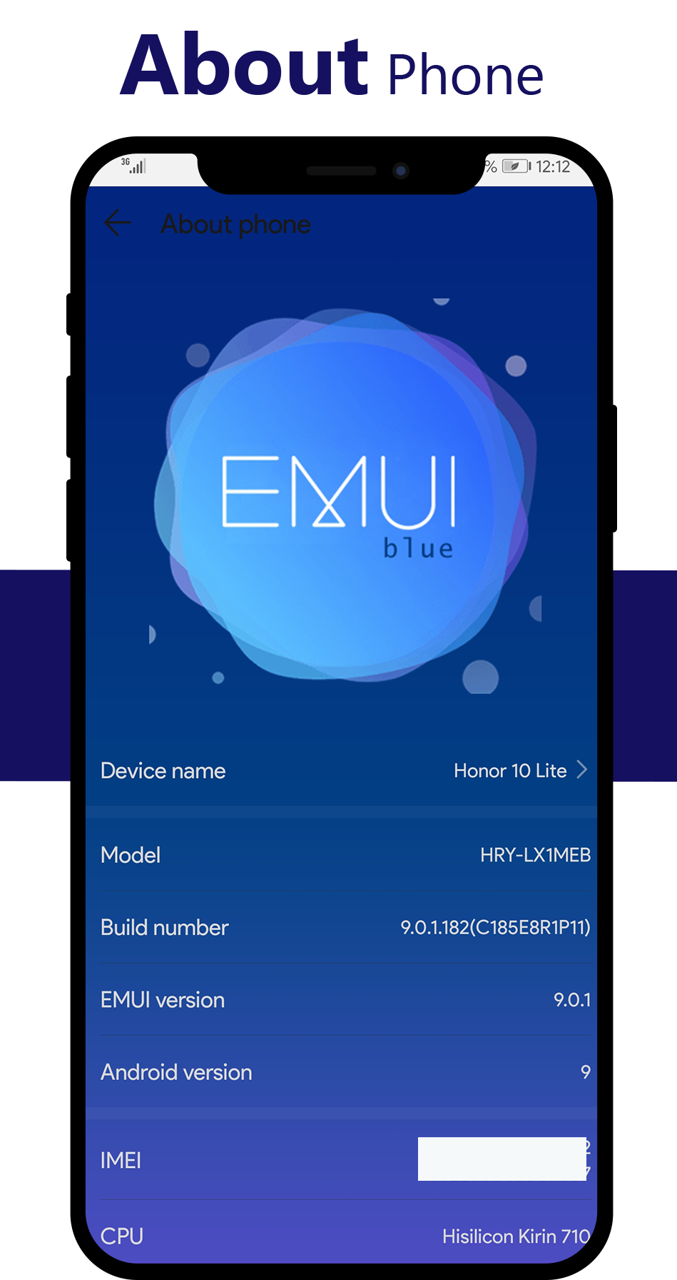 اسکرین شات 7 برنامه Blue Theme for Huawei Emui