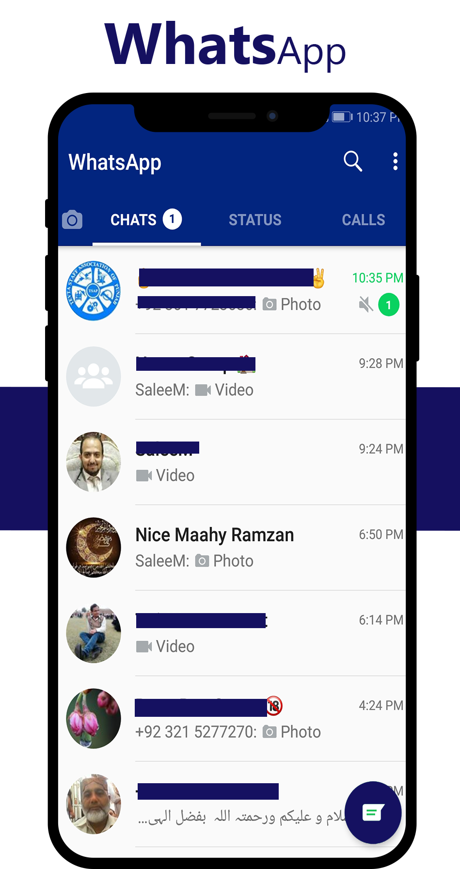 اسکرین شات 6 برنامه Blue Theme for Huawei Emui