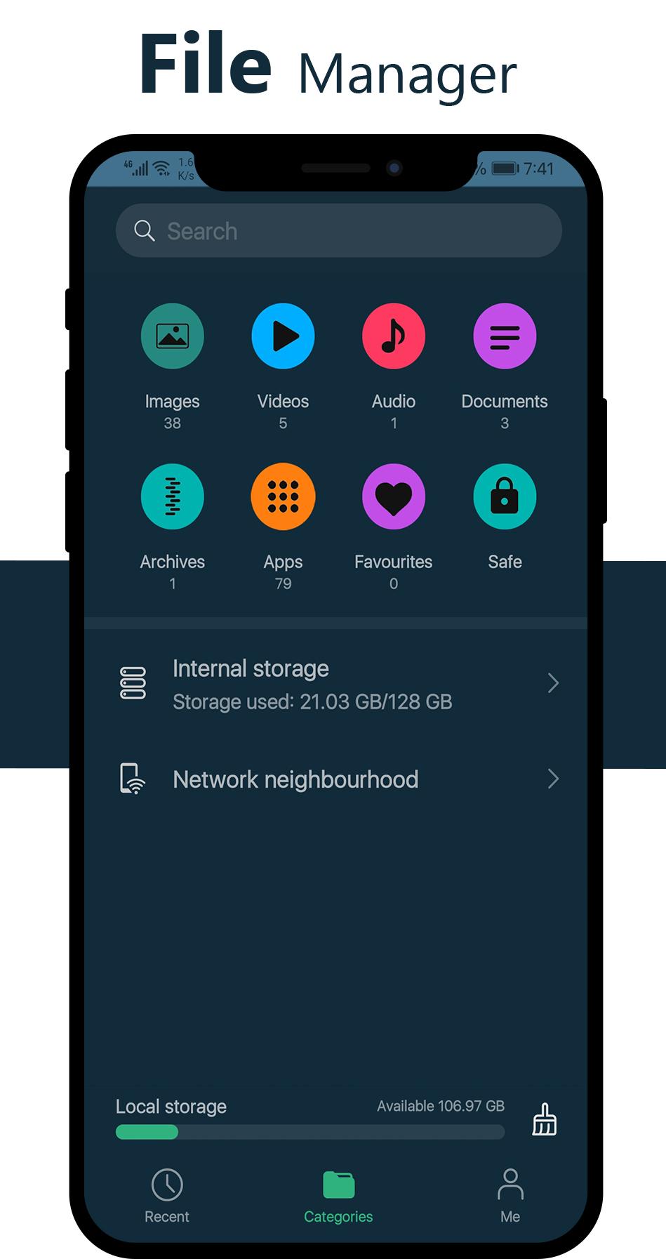اسکرین شات 4 برنامه Dark Emui-9.1 Theme for Huawei