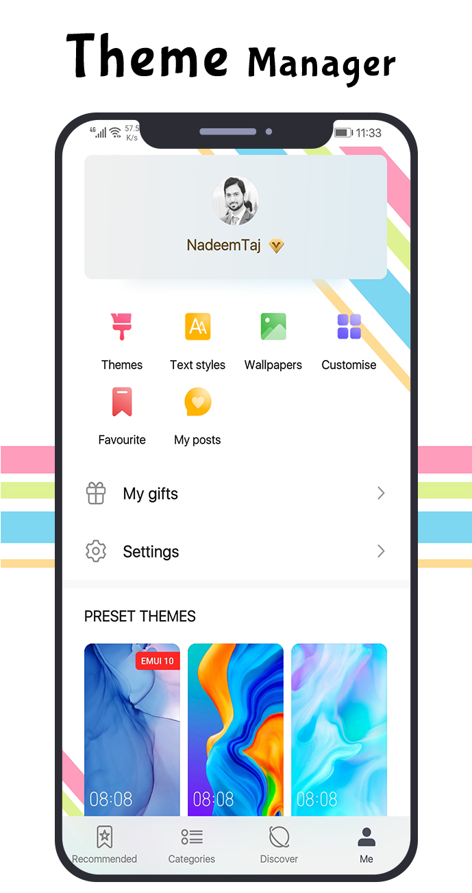 اسکرین شات 8 برنامه Color Extreme Theme for Huawei
