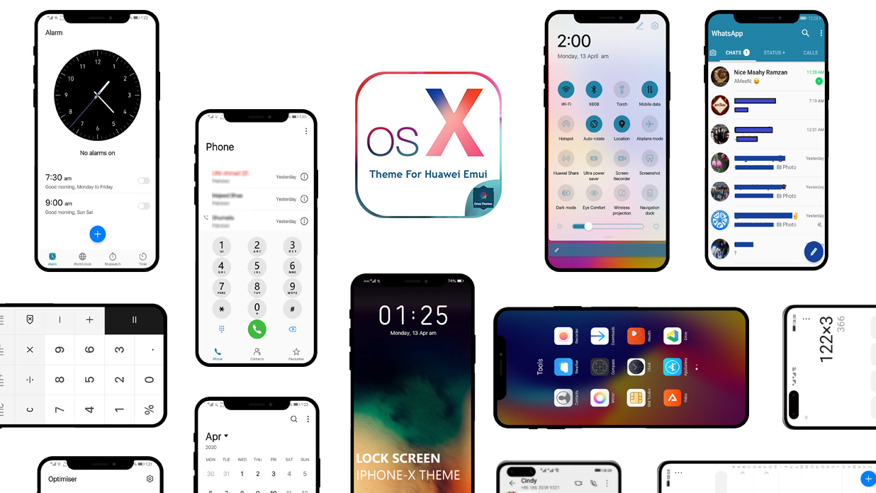 اسکرین شات 1 برنامه X Theme Manager for Huawei