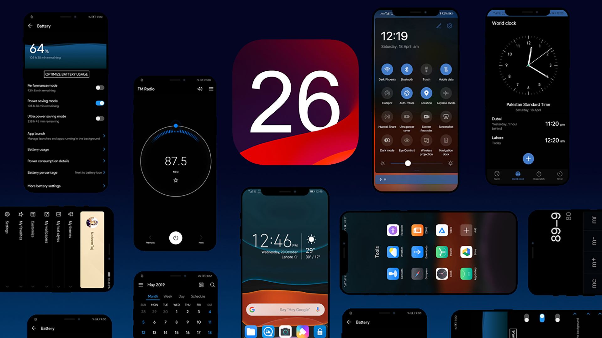 اسکرین شات 8 برنامه OS 26 Dark Theme for Huawei