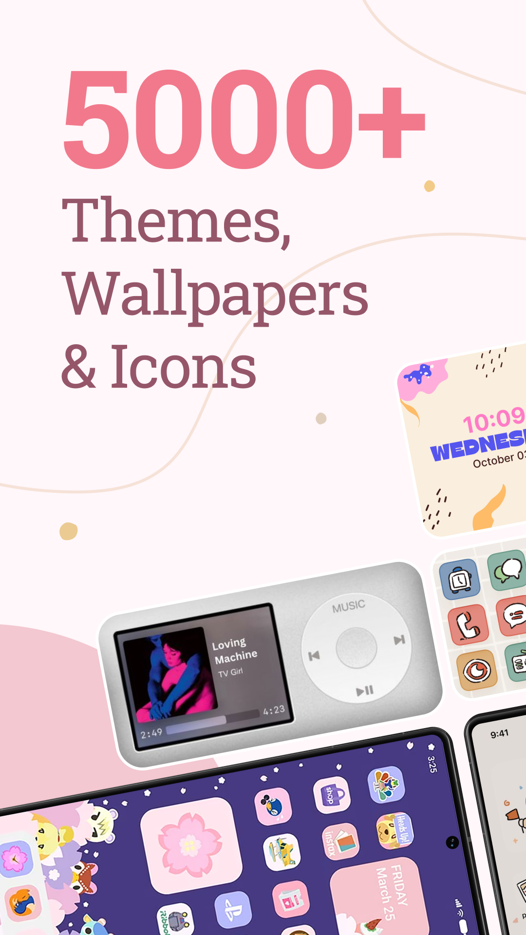 اسکرین شات 1 برنامه Theme Kit - App Icons changer