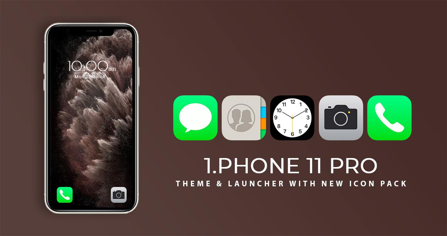 اسکرین شات 2 برنامه IPhone 11 Pro Launcher