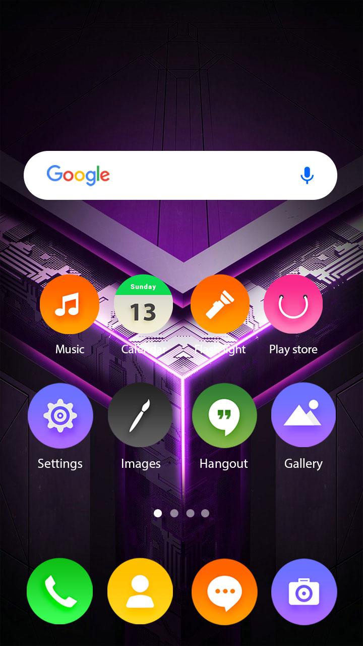 اسکرین شات 4 برنامه Asus Rog phone 2 Launcher