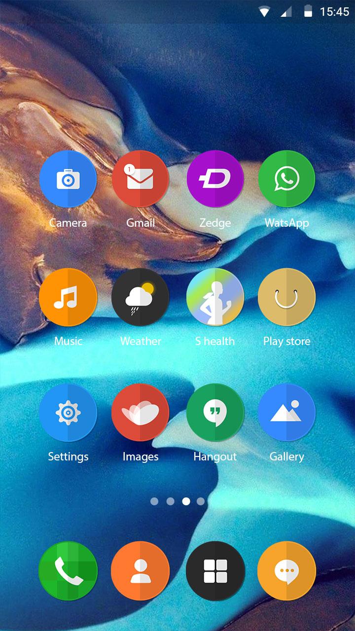 اسکرین شات 5 برنامه Galaxy A50s Launcher