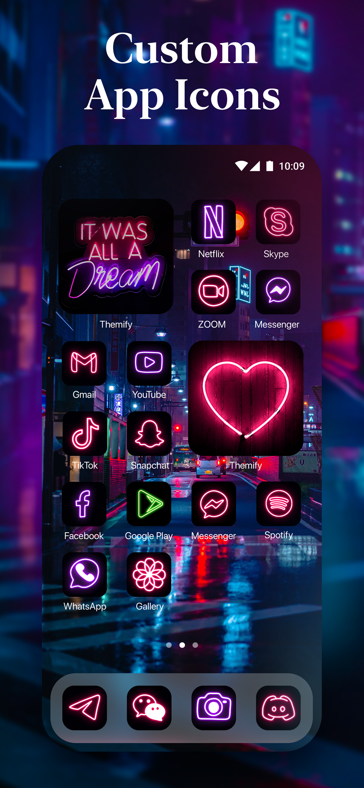 اسکرین شات 4 برنامه Themify: Theme & Icon Changer