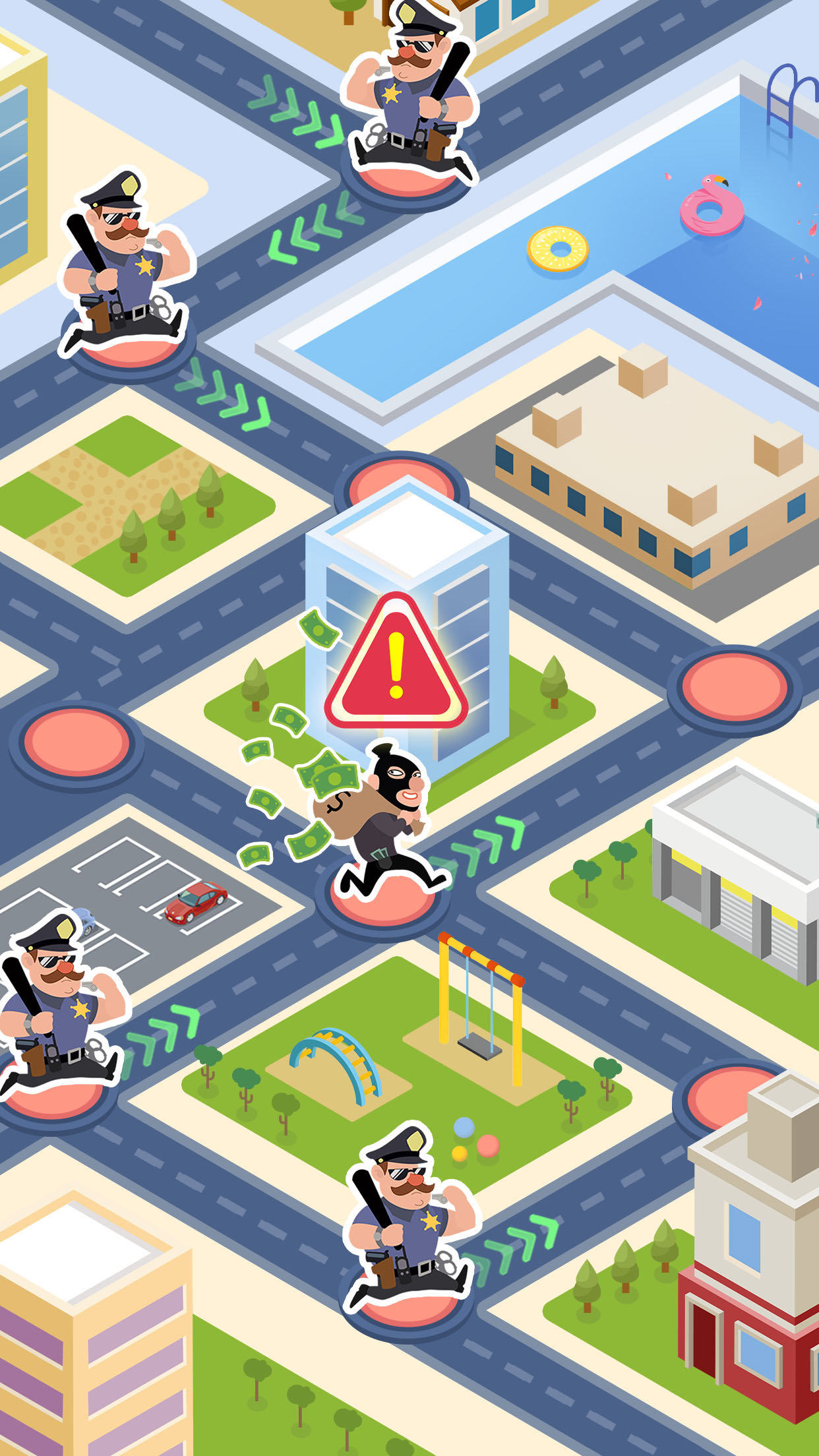 اسکرین شات 1 بازی Catch The Thief: Help Police