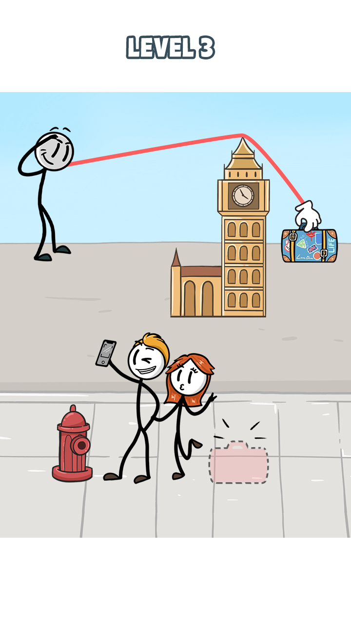 اسکرین شات 4 بازی Thief Troll - Stickman Robber