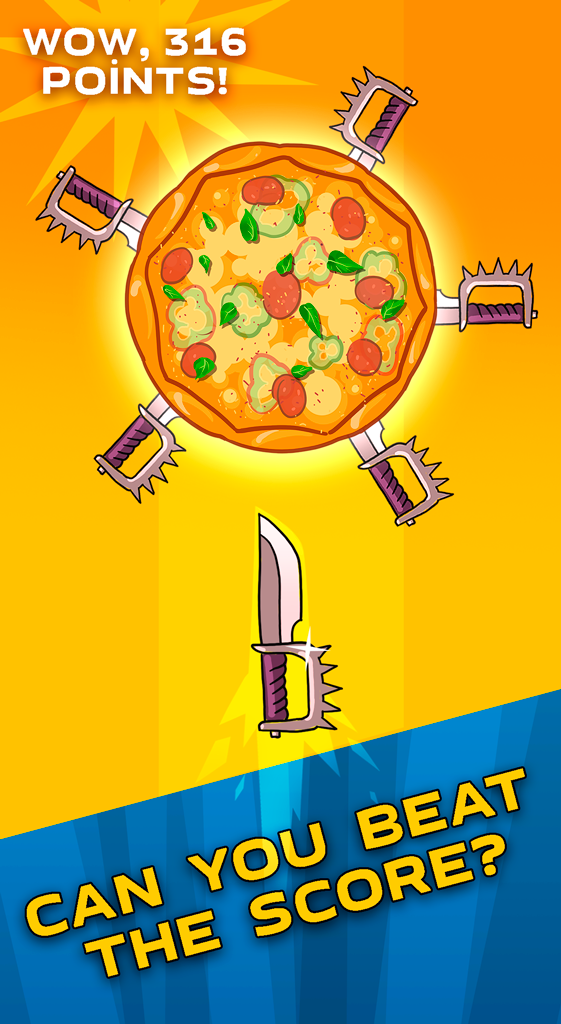 اسکرین شات 3 بازی Food Cut - knife throwing game