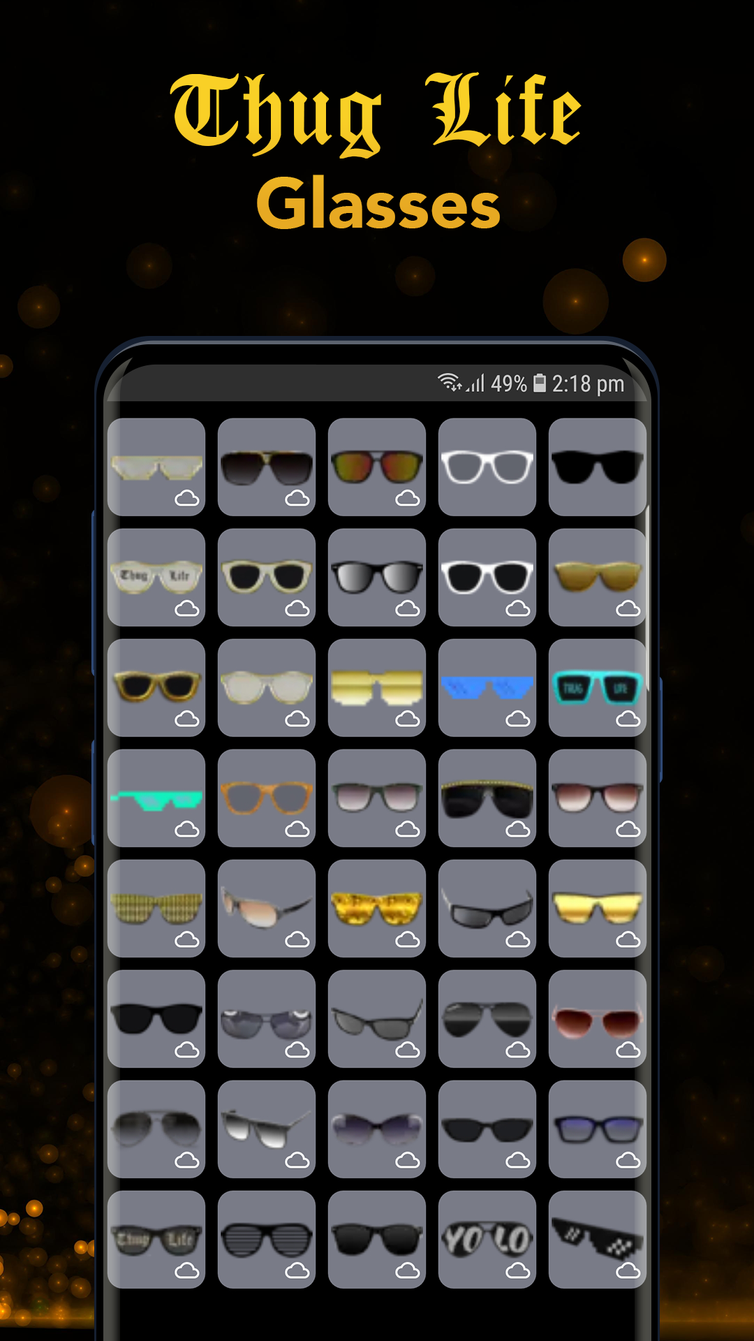 اسکرین شات 3 برنامه Thug Life Sticker Pic Editor