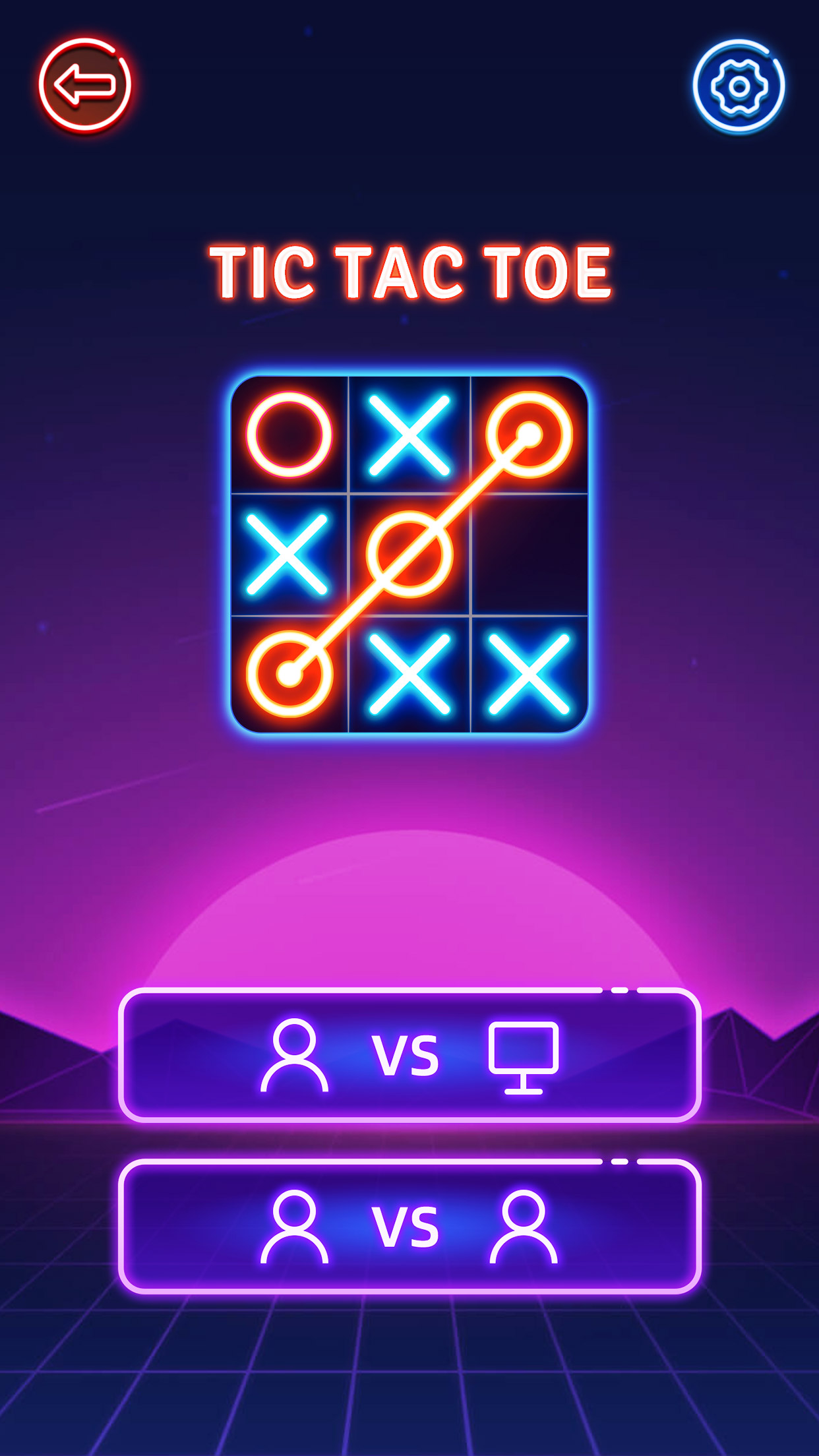 اسکرین شات 3 بازی Tic Tac Toe 2 Player: XOXO