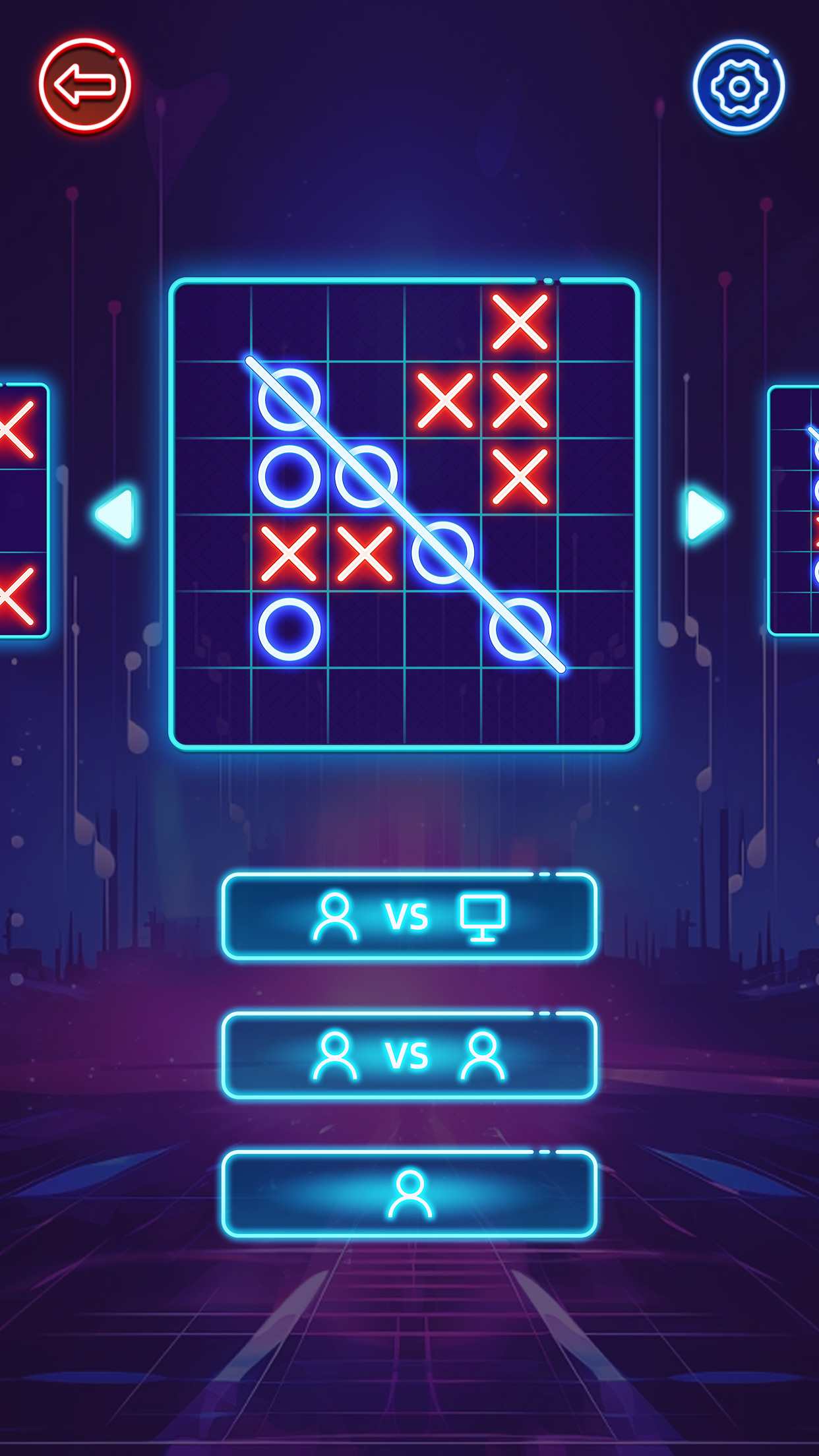 اسکرین شات 2 بازی OX Game - XOXO · Tic Tac Toe