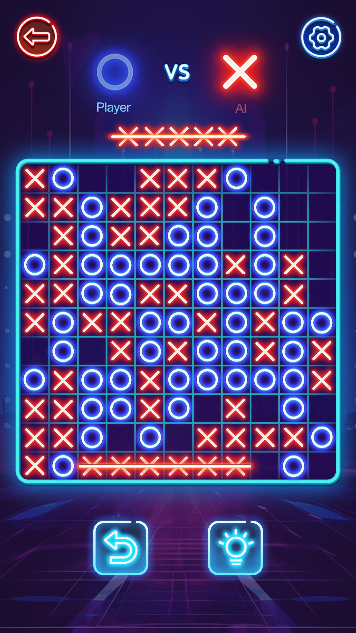 اسکرین شات 4 بازی OX Game - XOXO · Tic Tac Toe