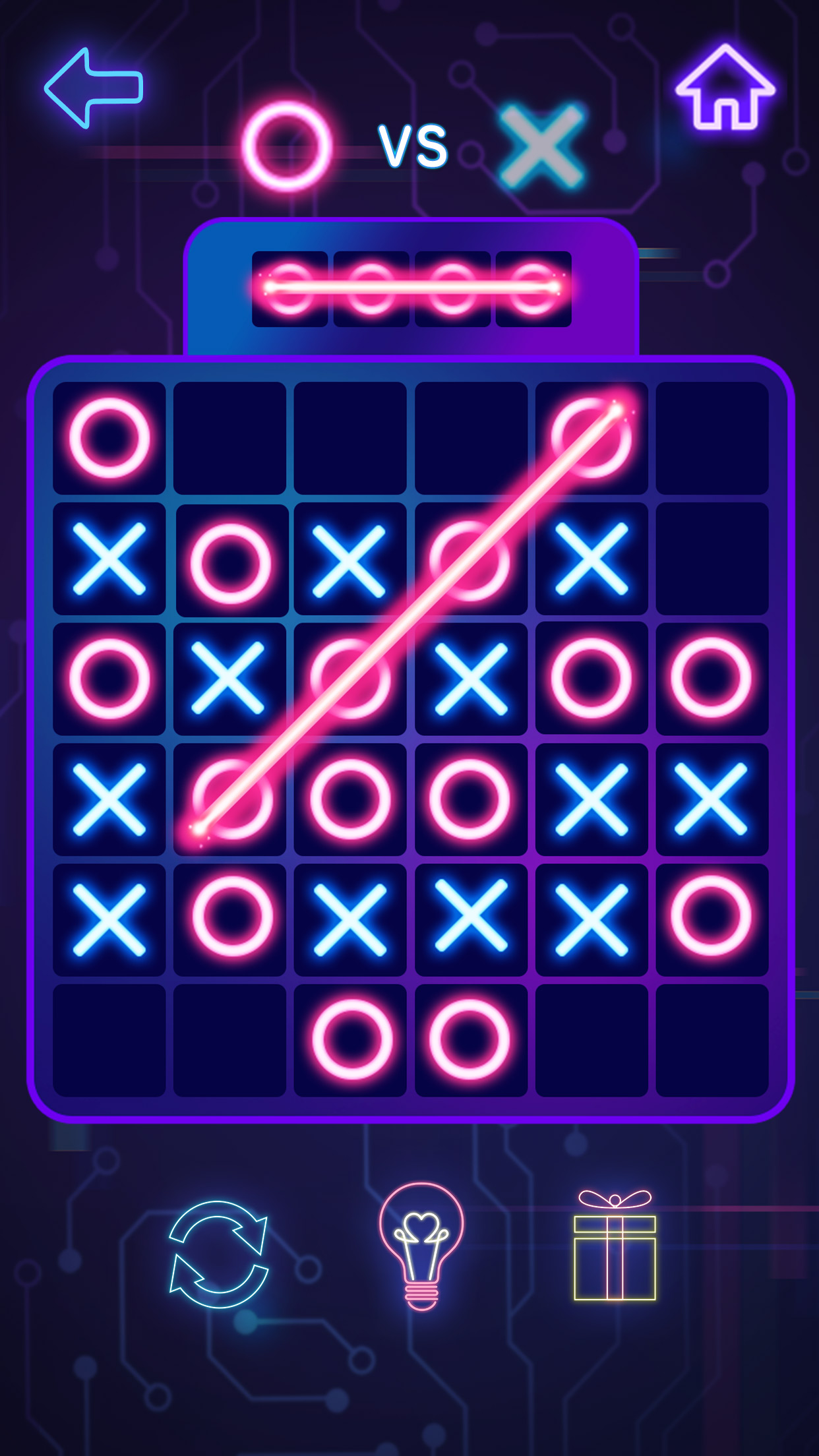 اسکرین شات 6 بازی Tic Tac Toe: 2 Player OX Game