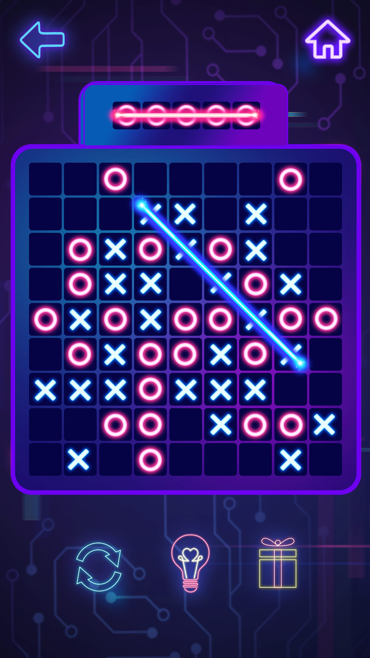 اسکرین شات 5 بازی Tic Tac Toe 2 Player: XOXO