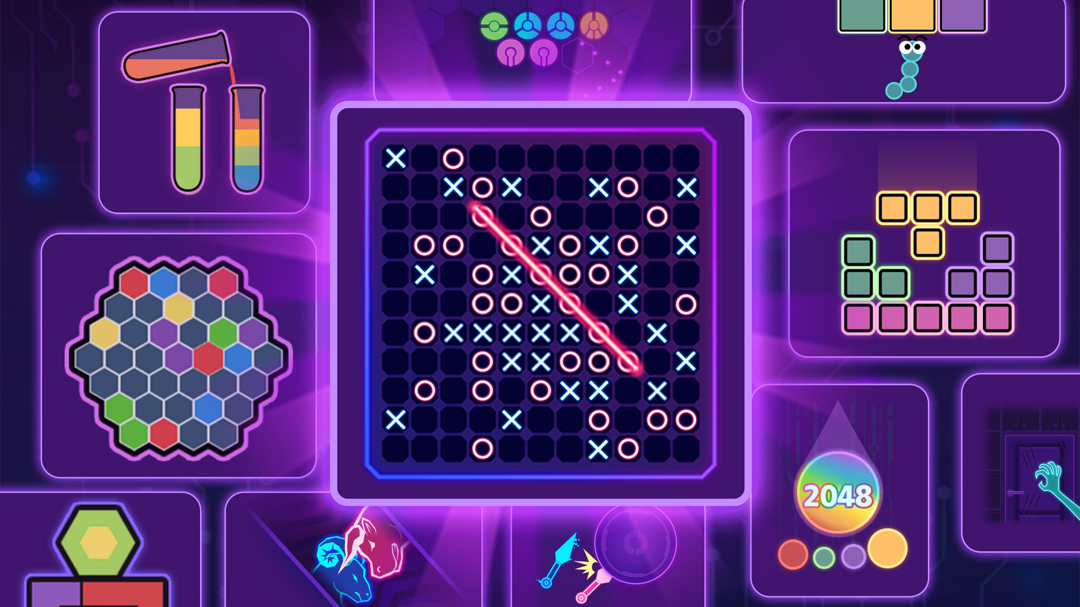 اسکرین شات 1 بازی Tic Tac Toe: 2 Player OX Game