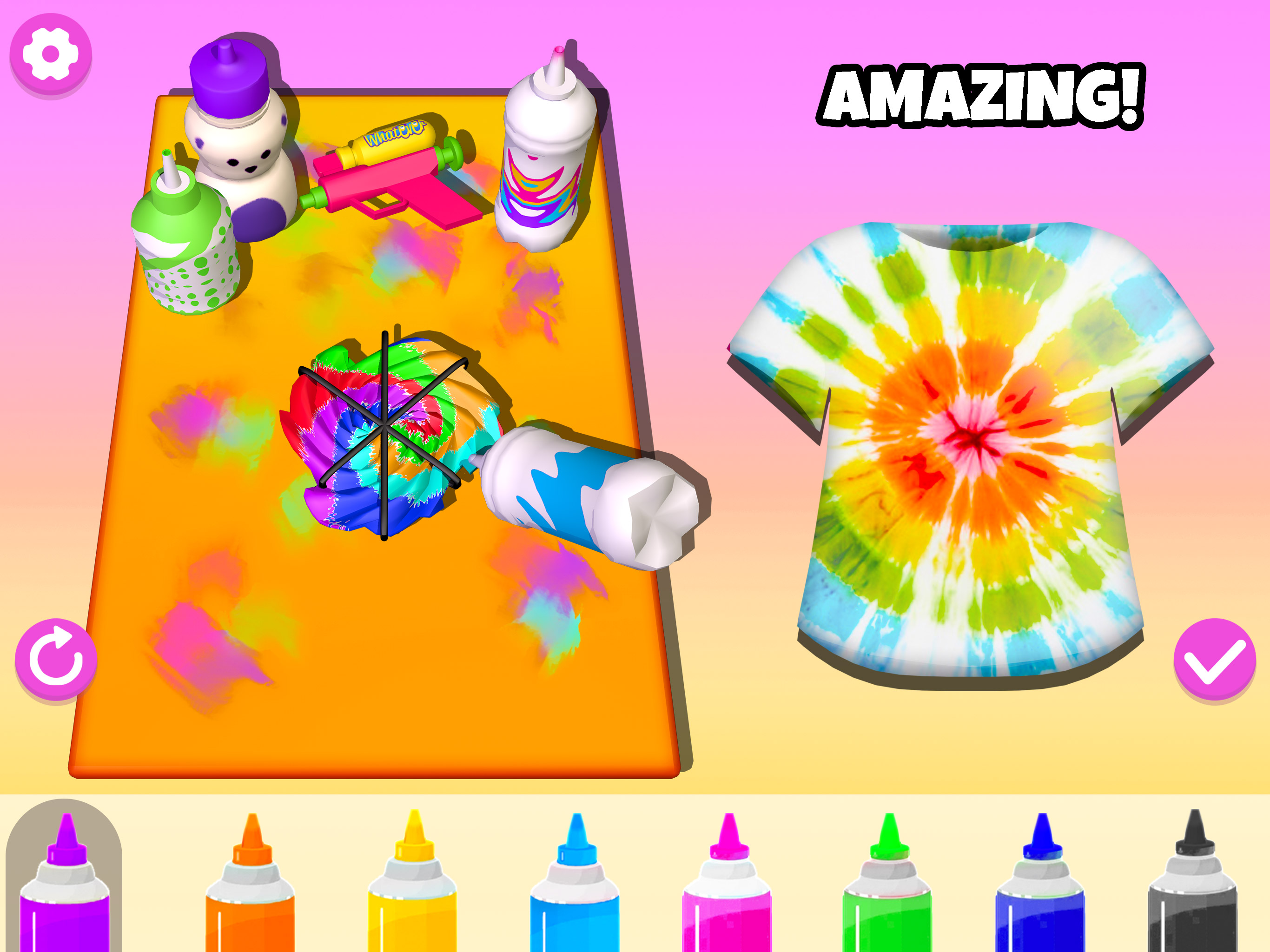 اسکرین شات 7 بازی Tie Dye: T Shirt Design Games