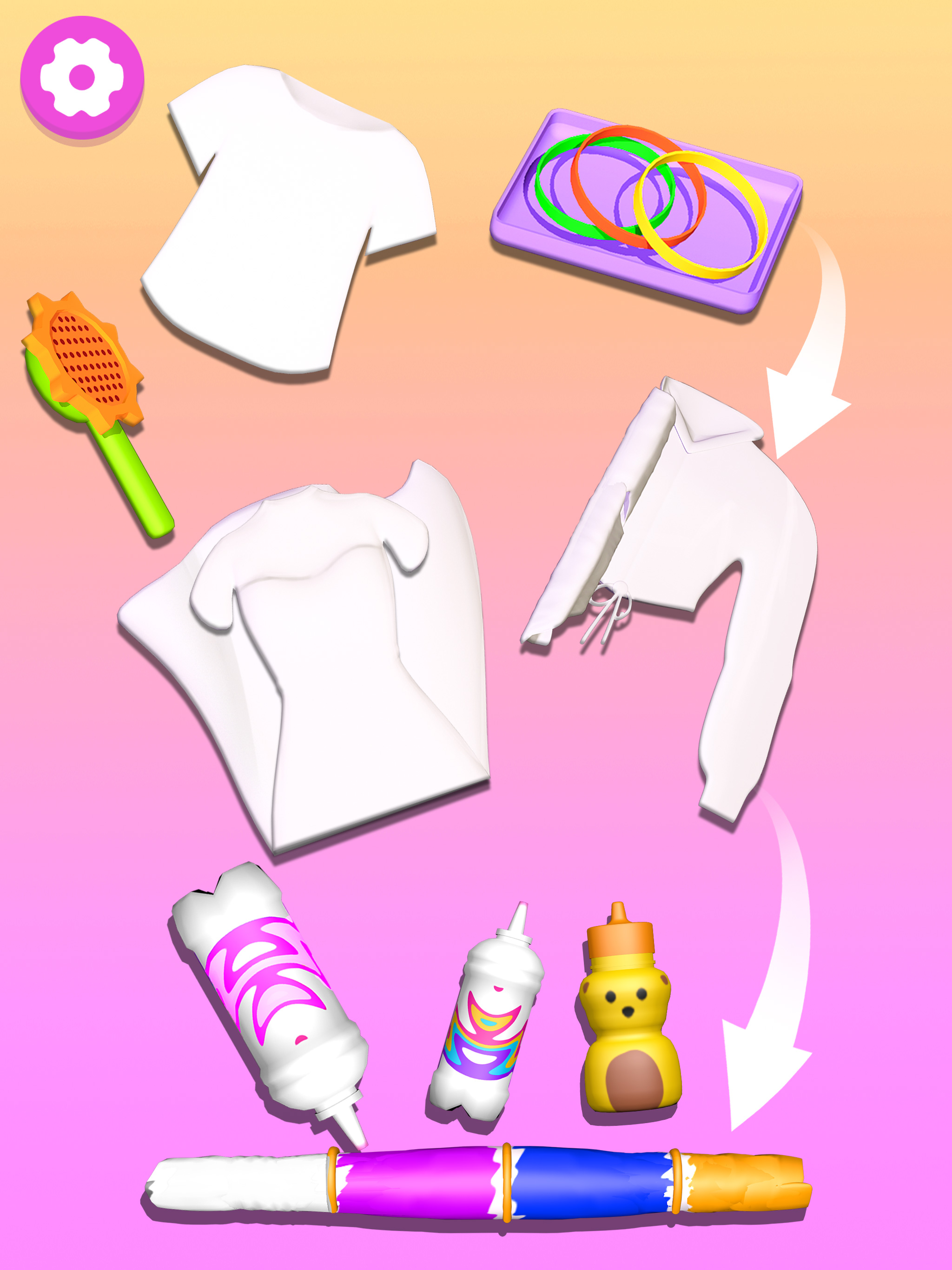 اسکرین شات 4 بازی Tie Dye: T Shirt Design Games