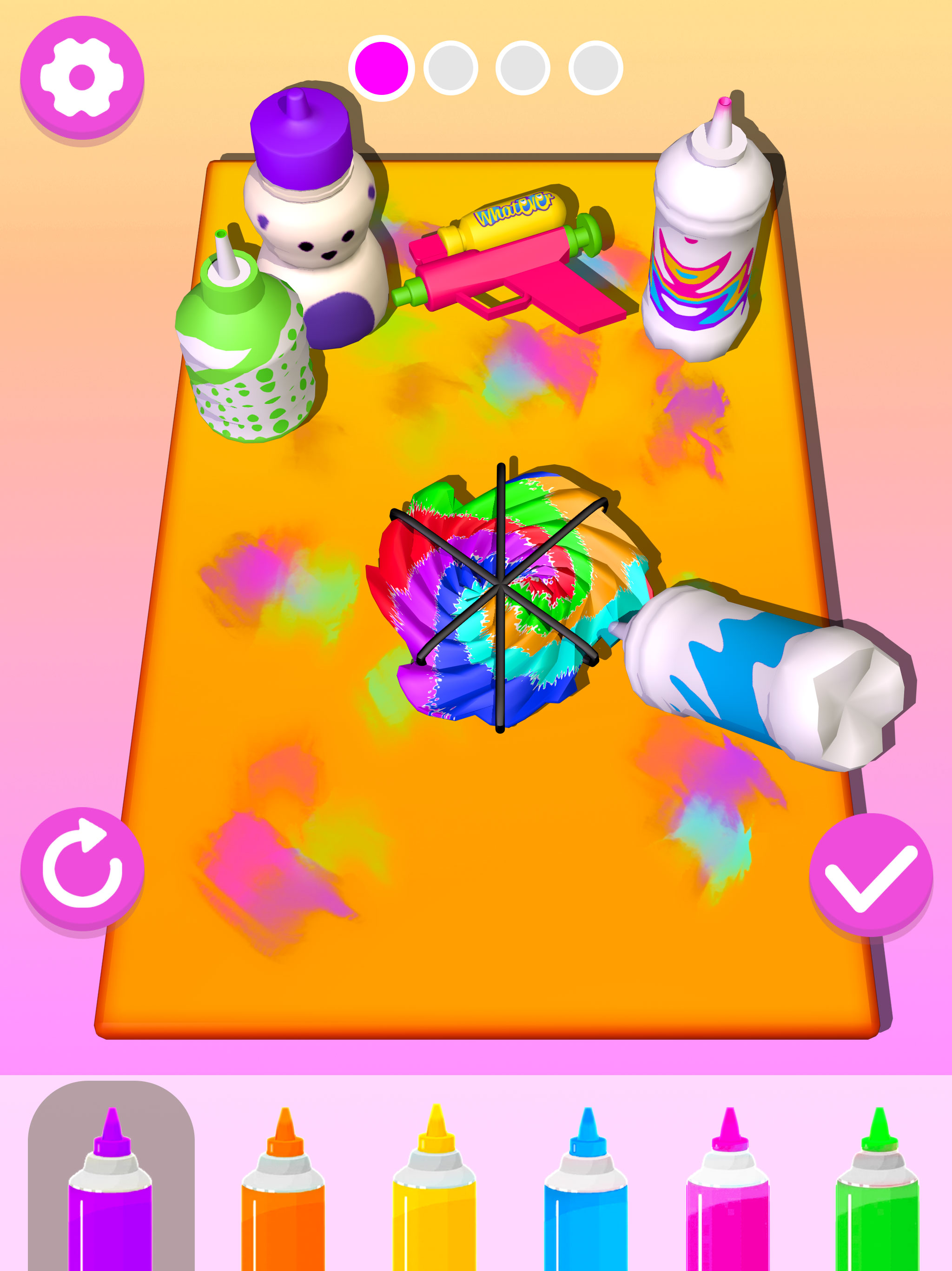اسکرین شات 2 بازی Tie Dye: T Shirt Design Games