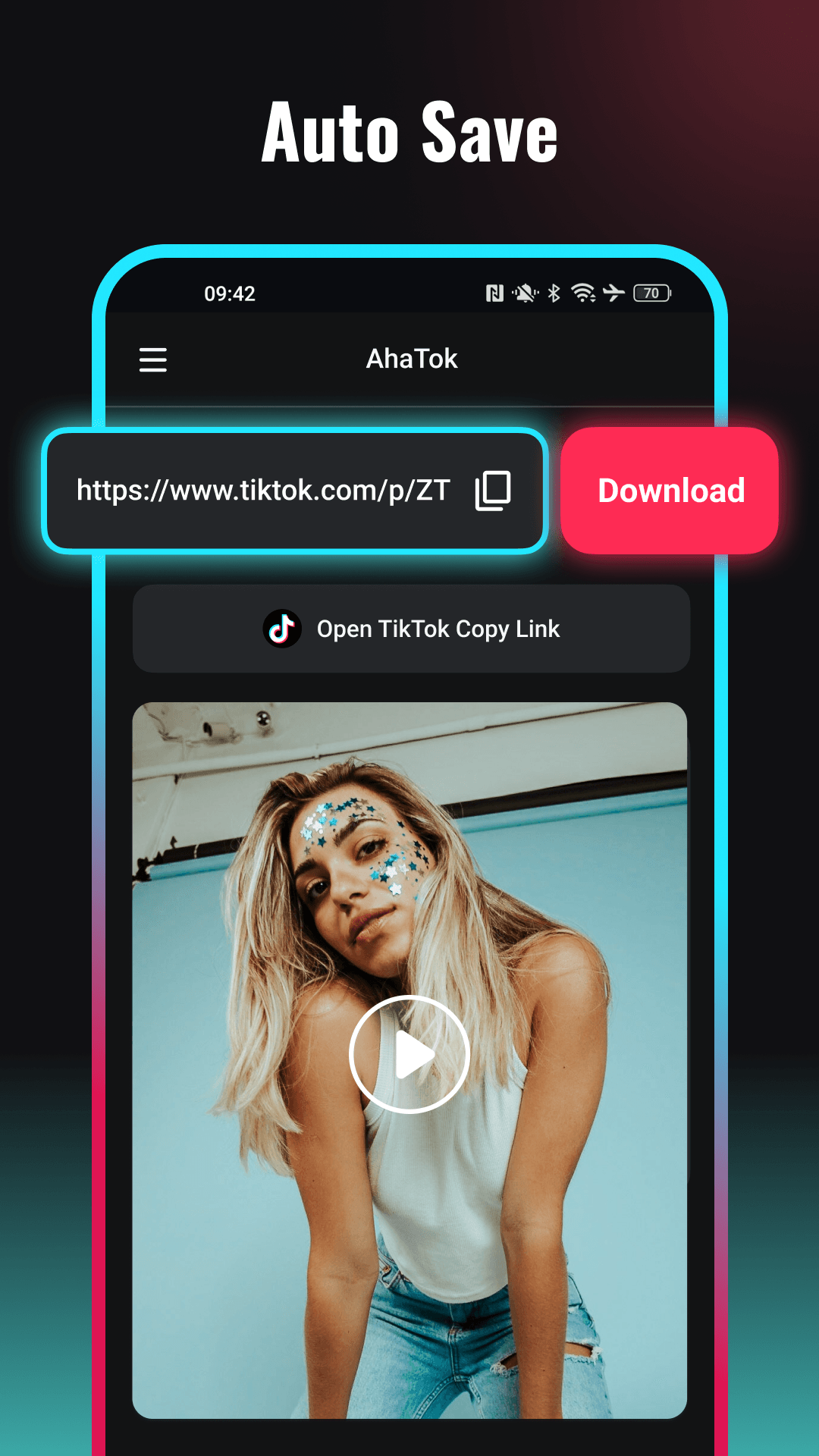 اسکرین شات 4 برنامه Tik Video Downloader Tok Saver
