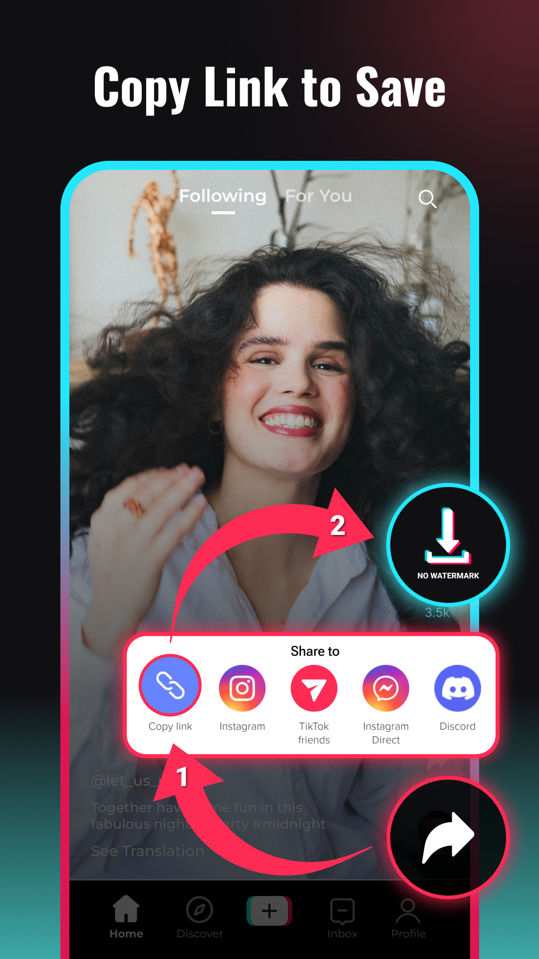 اسکرین شات 3 برنامه SnapTik - TT Video Downloader