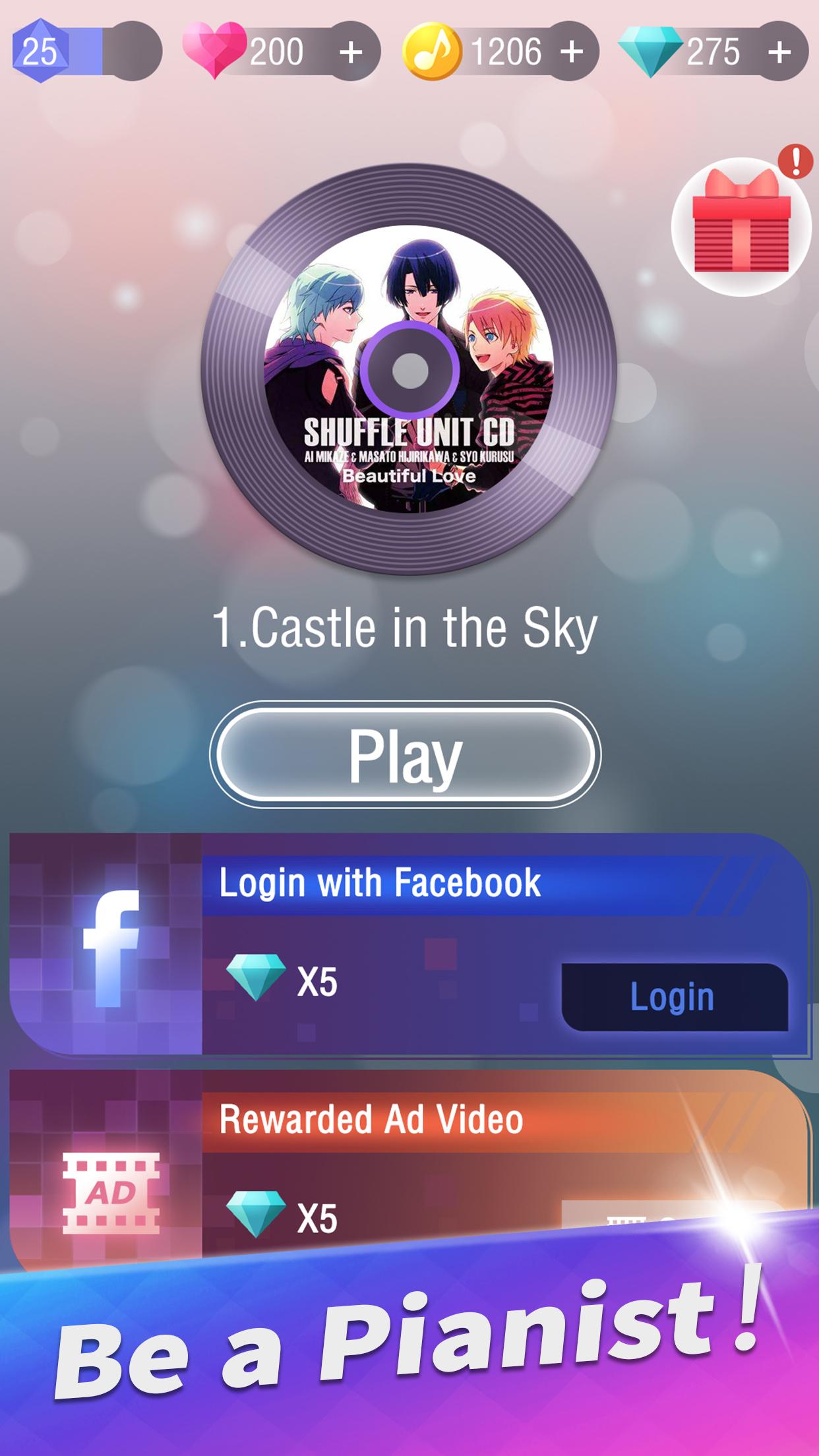 اسکرین شات 6 بازی Anime Tiles: Piano Tiles 3