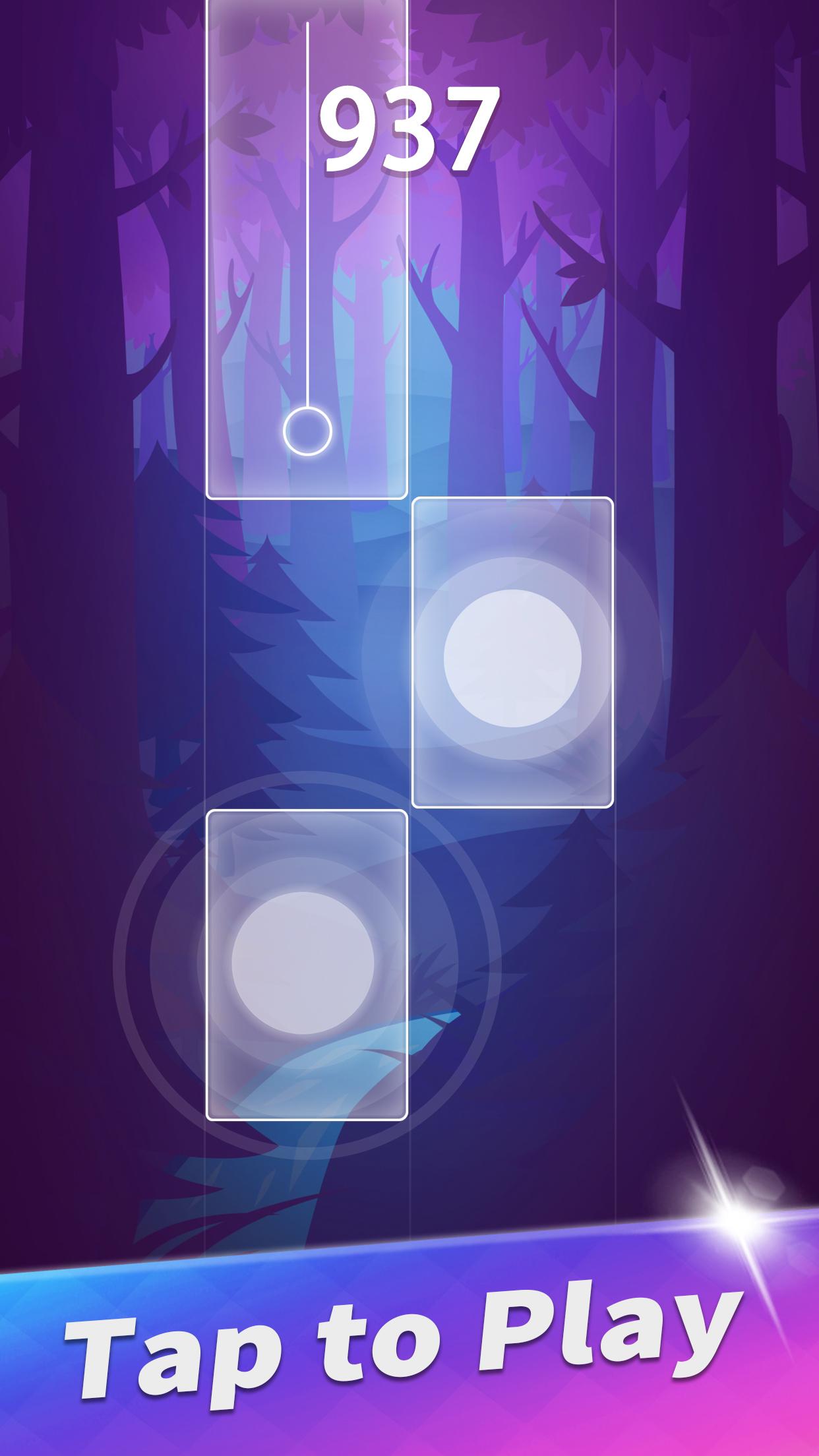 اسکرین شات 2 بازی Anime Tiles: Piano Tiles 3