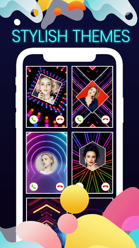 اسکرین شات 3 برنامه Color Caller Screen, Phone Call, Color Themes