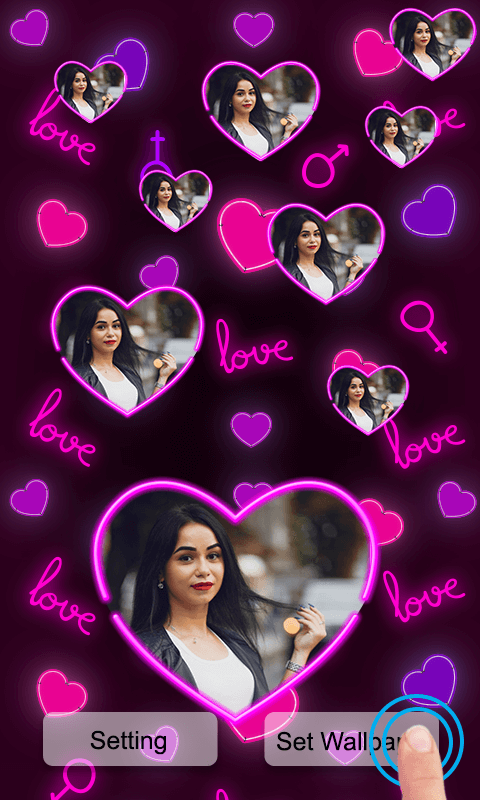 اسکرین شات 4 برنامه Crazy Magicly Love Heart Slide