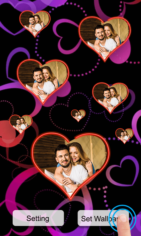 اسکرین شات 5 برنامه Crazy Magicly Love Heart Slide