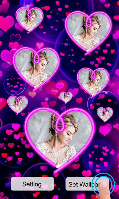 اسکرین شات 6 برنامه Crazy Magicly Love Heart Slide