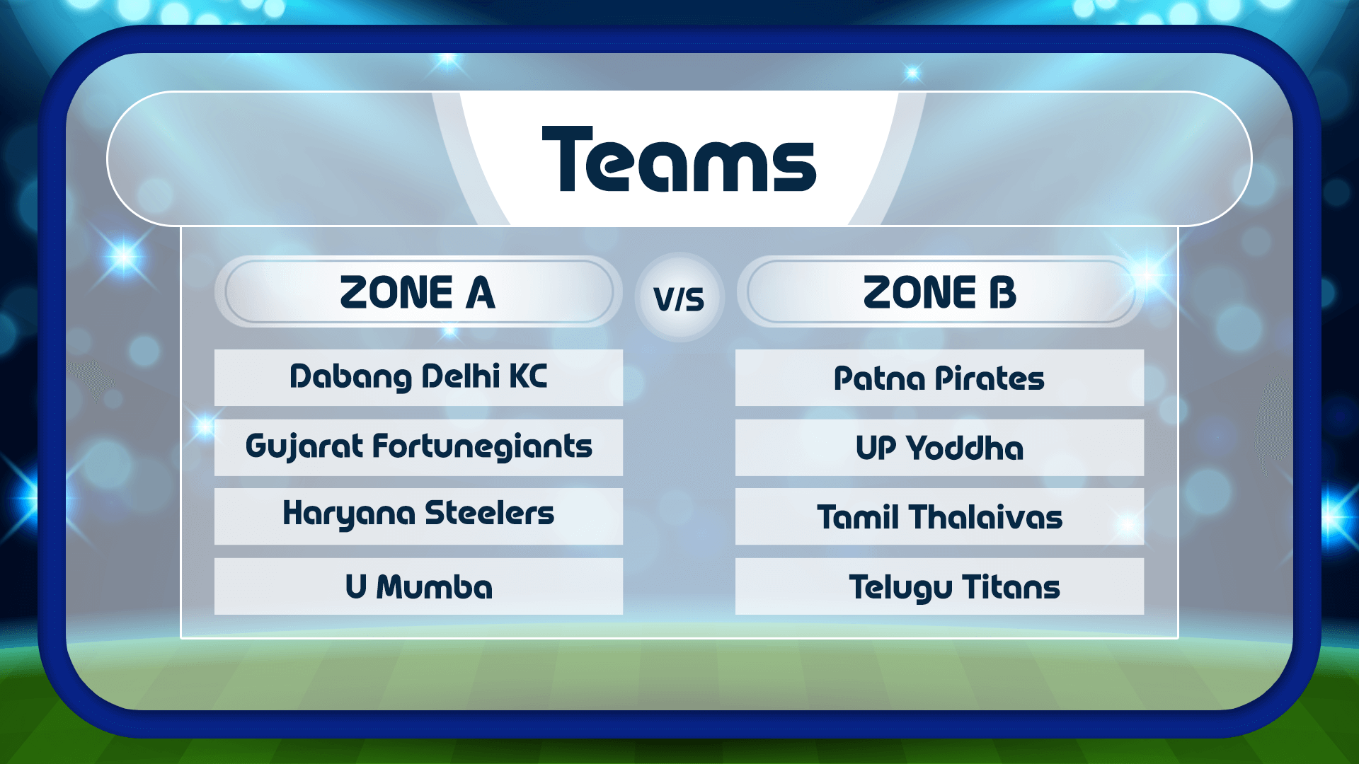 اسکرین شات 1 برنامه Pro Kabaddi 2024 : Schedule