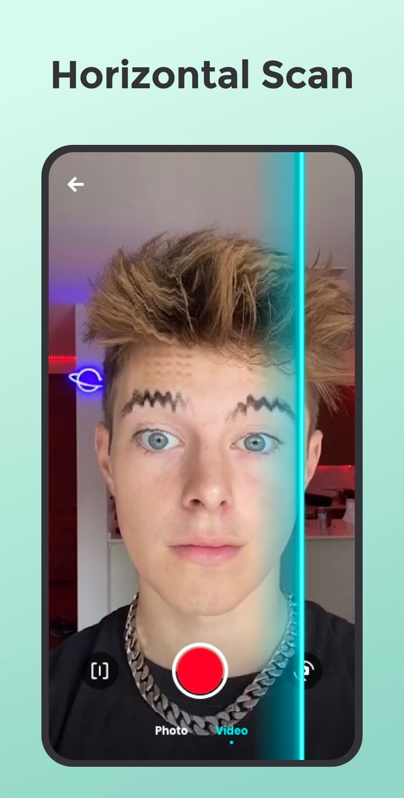 اسکرین شات 3 برنامه Time Warp Scan - Face Scan