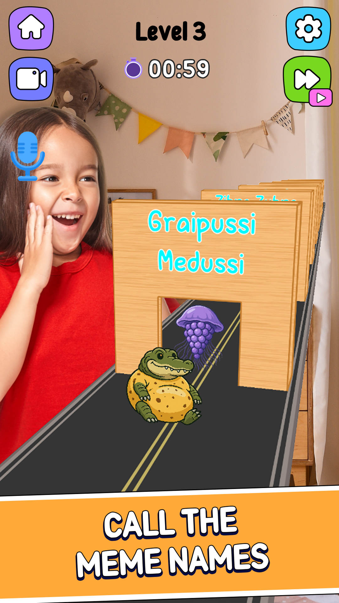 اسکرین شات 3 بازی Mini TopTop Challenge: AI Meme